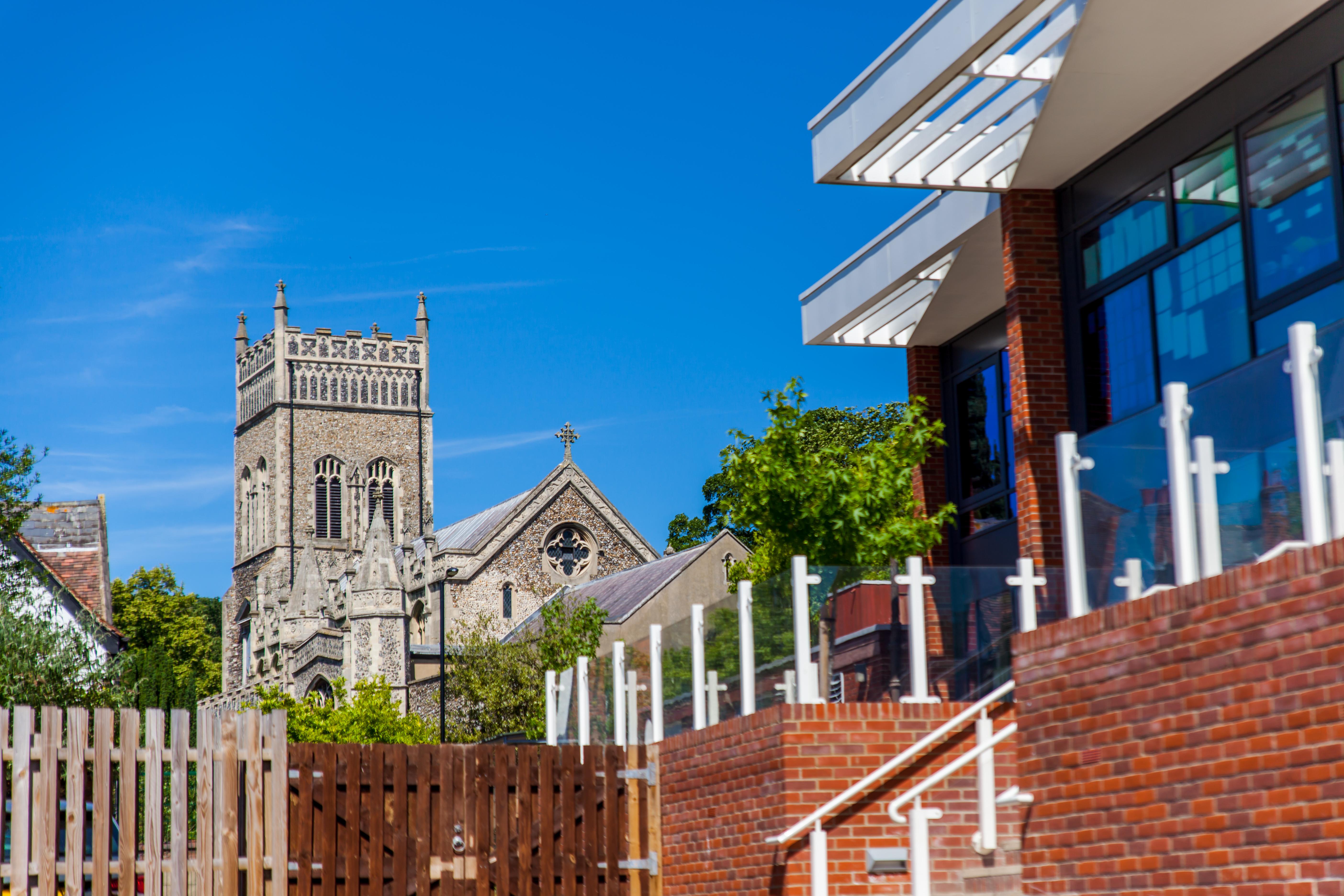 St Margraret's Church (view from the playground)