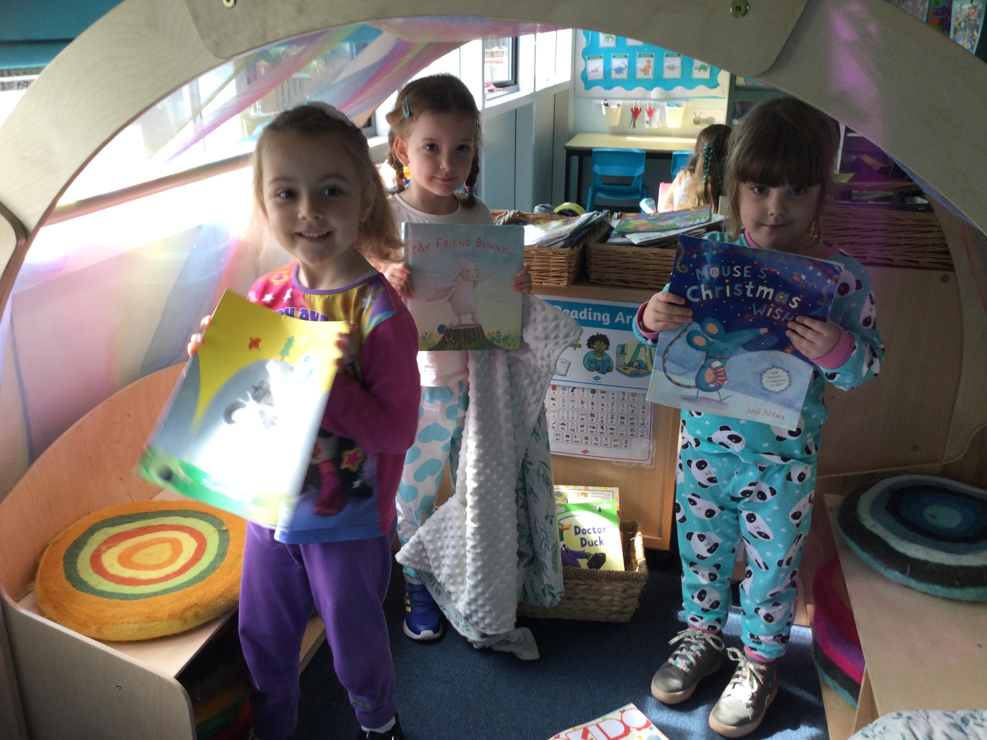 We had a wonderful time reading and sharing books!