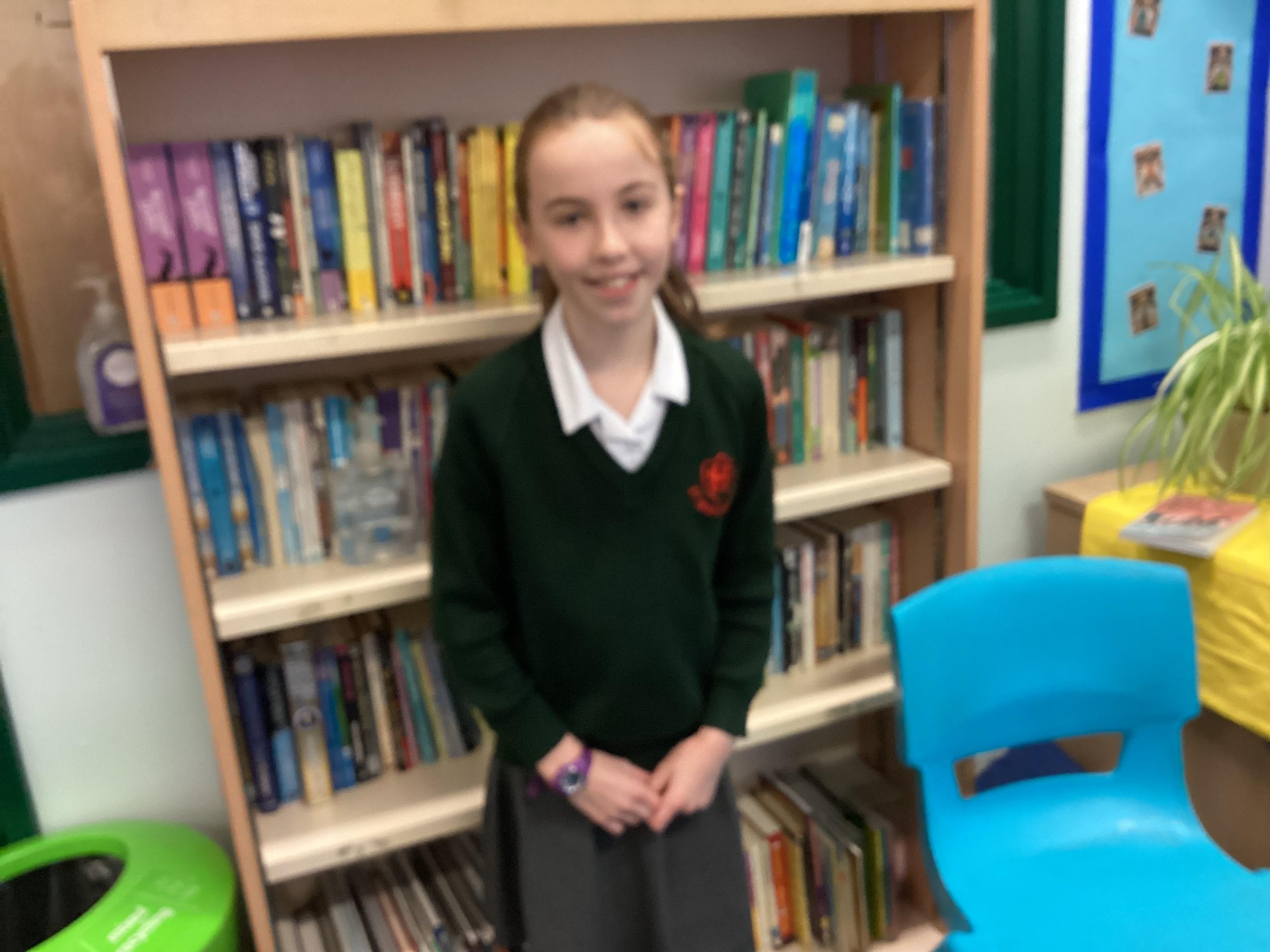 Holly was the overall winner of the Northgate book Mastermind competition.